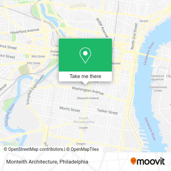 Monteith Architecture map