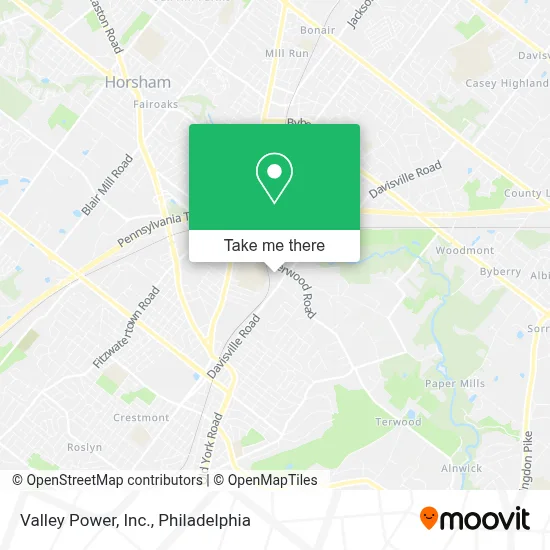 Valley Power, Inc. map