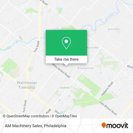 AM Machinery Sales map