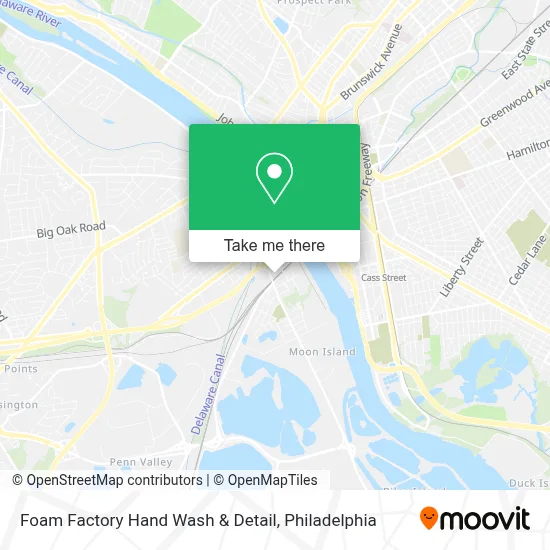 Foam Factory Hand Wash & Detail map