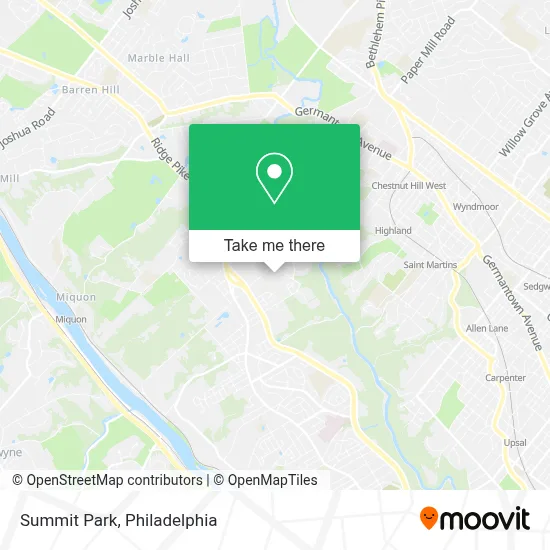 Summit Park map