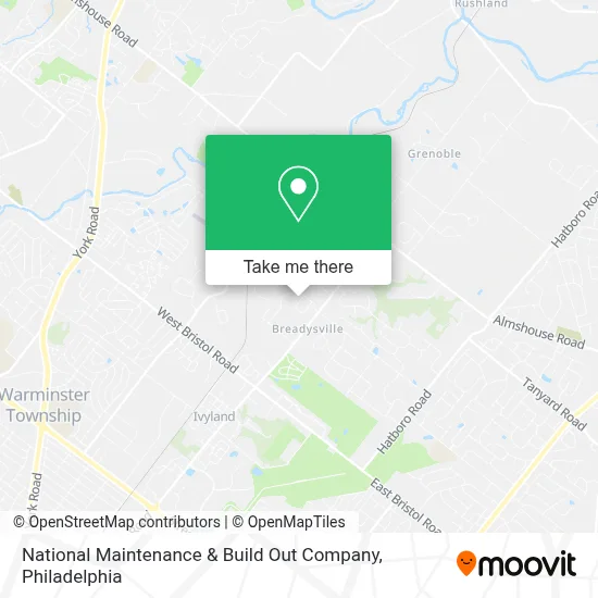 National Maintenance & Build Out Company map