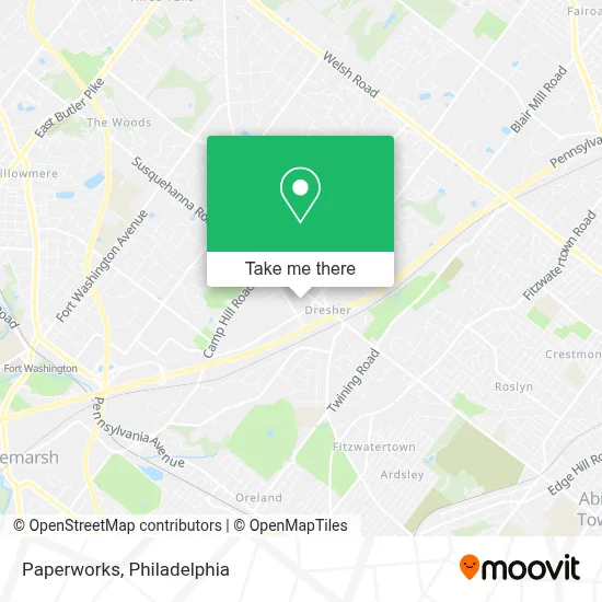 Paperworks map