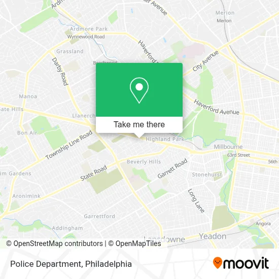 Police Department map