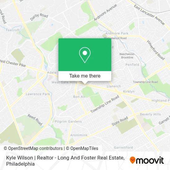 Kyle Wilson | Realtor - Long And Foster Real Estate map