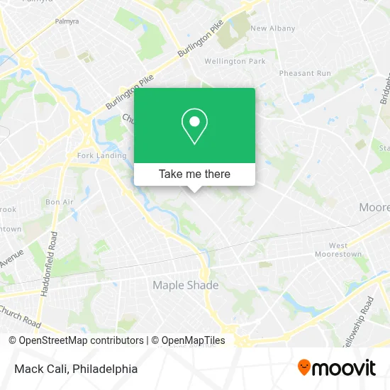 Mack Cali map