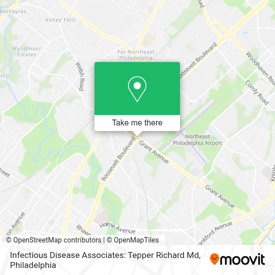 Infectious Disease Associates: Tepper Richard Md map