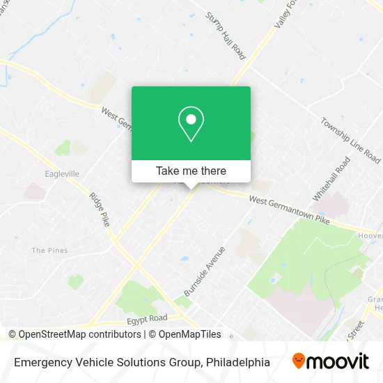 Emergency Vehicle Solutions Group map