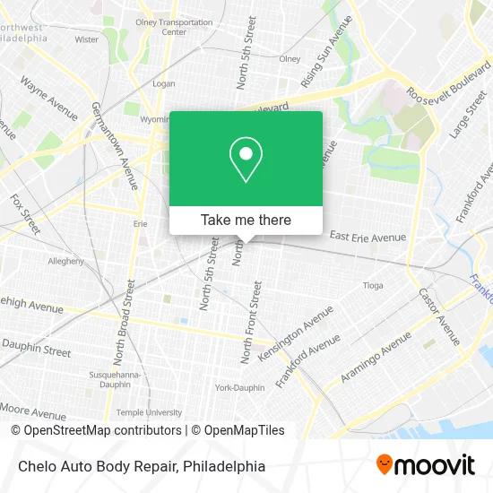 Chelo Auto Body Repair map