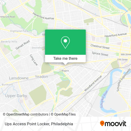 Ups Access Point Locker map