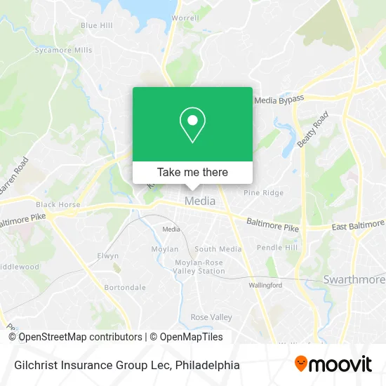 Gilchrist Insurance Group Lec map