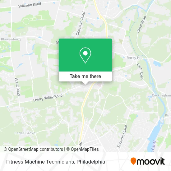 Fitness Machine Technicians map