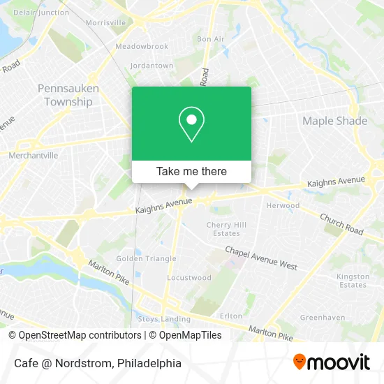 Cafe @  Nordstrom map