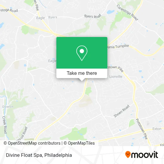 Divine Float Spa map