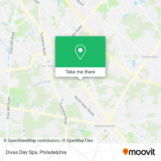 Divas Day Spa map