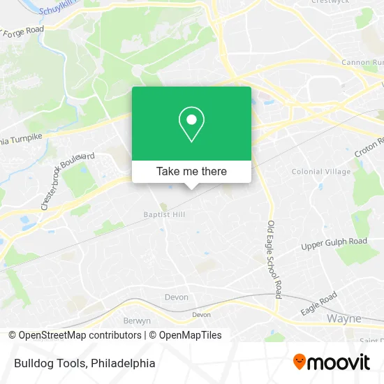 Bulldog Tools map