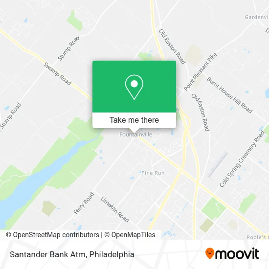 Santander Bank Atm map