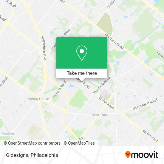 Gldesigns map