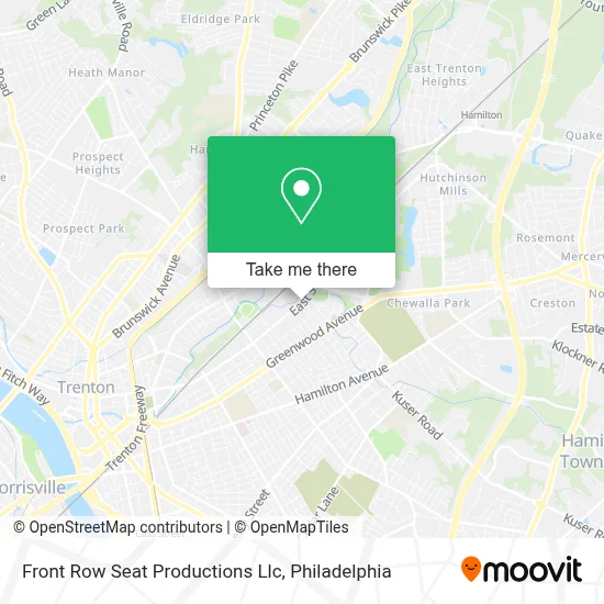 Front Row Seat Productions Llc map