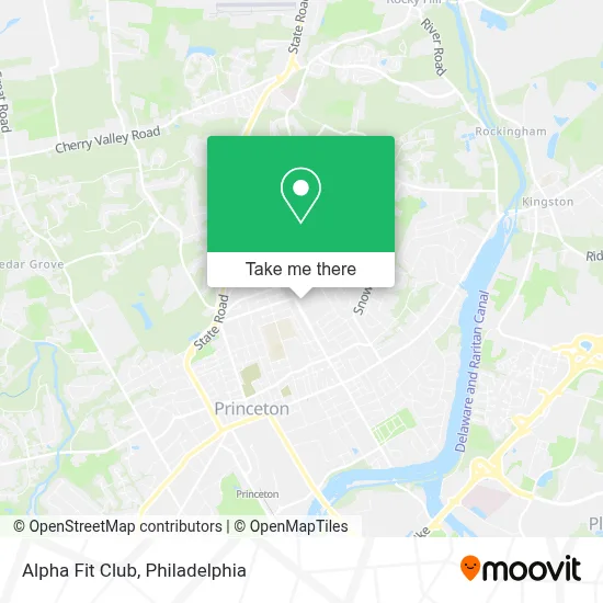 Alpha Fit Club map