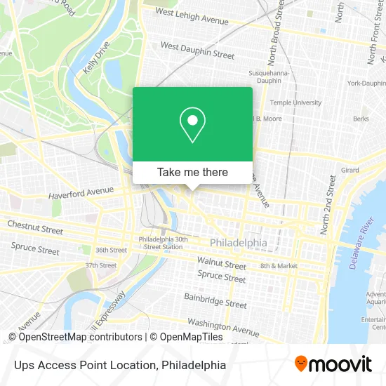 Ups Access Point Location map