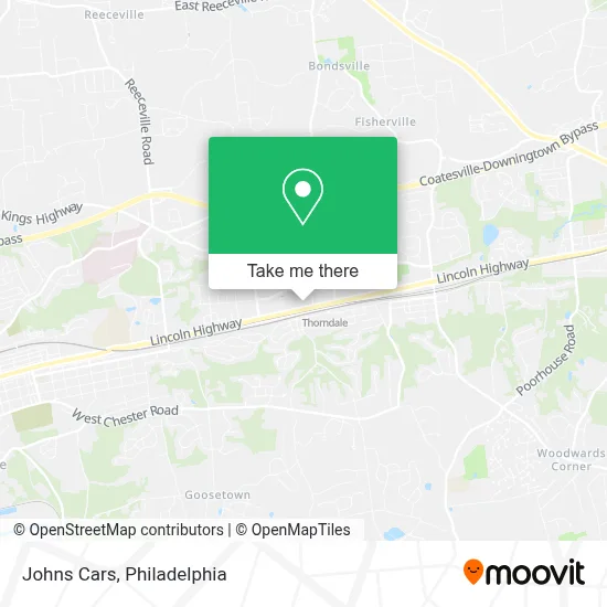 Johns Cars map
