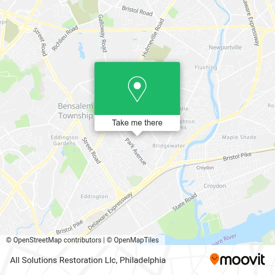 All Solutions Restoration Llc map