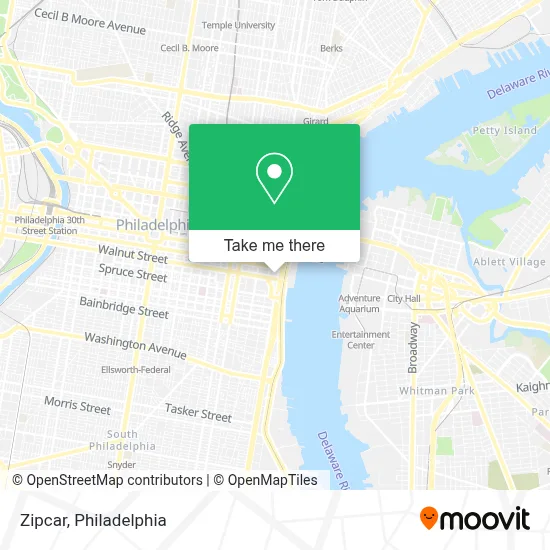 Zipcar map