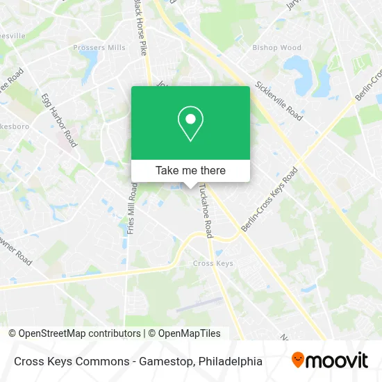 Cross Keys Commons - Gamestop map
