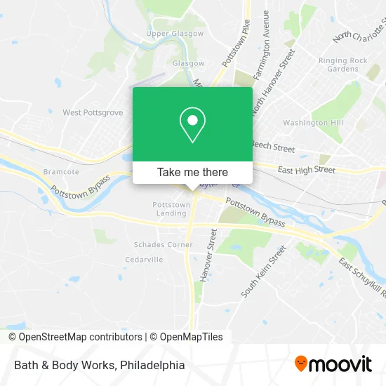 Bath & Body Works map