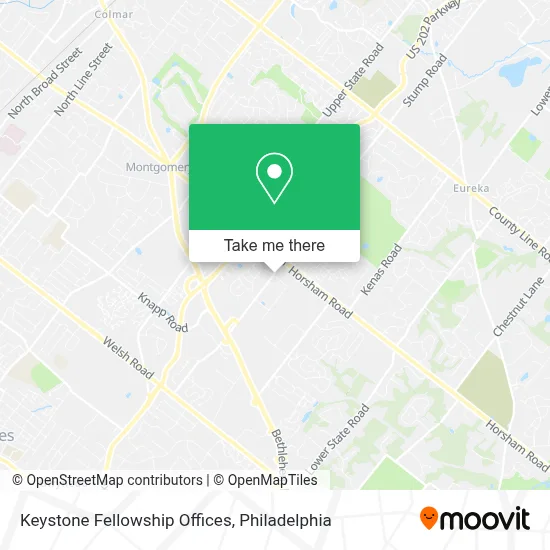 Keystone Fellowship Offices map