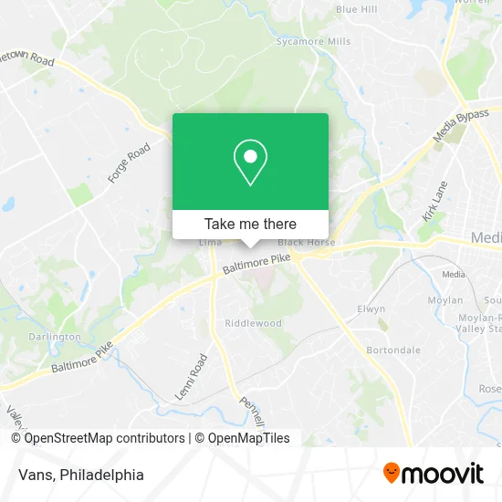 Vans map