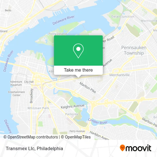 Transmex Llc map