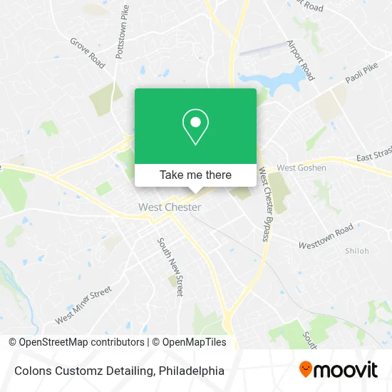 Colons Customz Detailing map