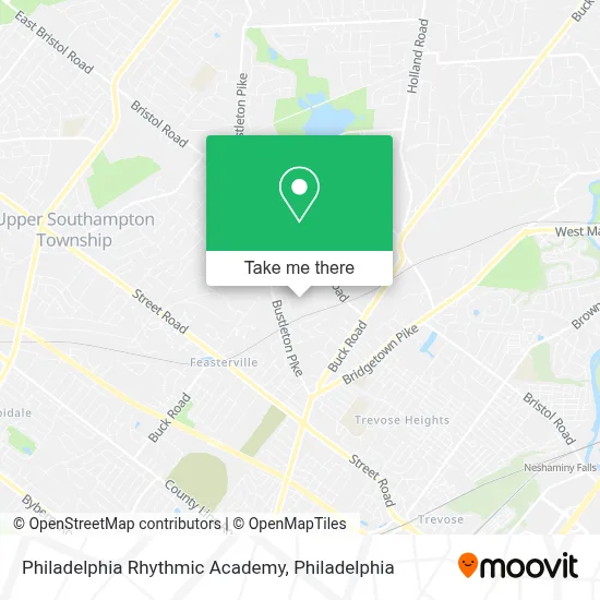 Philadelphia Rhythmic Academy map