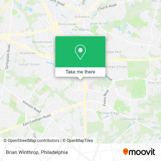 Brian Winthrop map