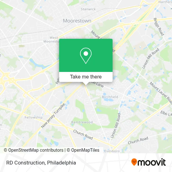 Rd Construction map