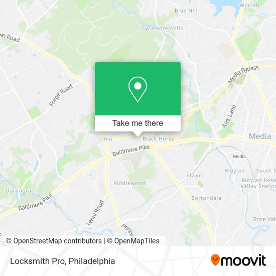 Locksmith Pro map
