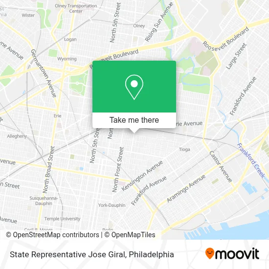 State Representative Jose Giral map