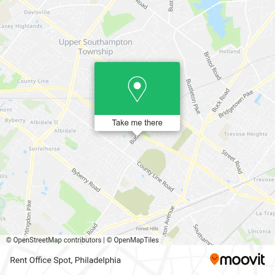 Rent Office Spot map