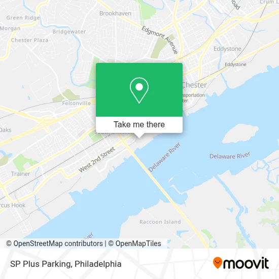 SP Plus Parking map