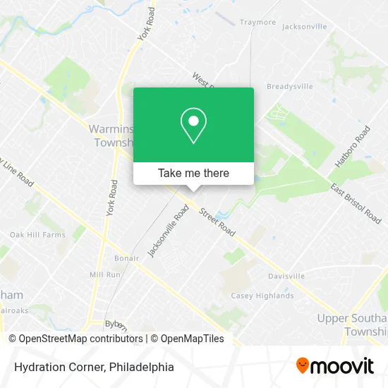 Hydration Corner map