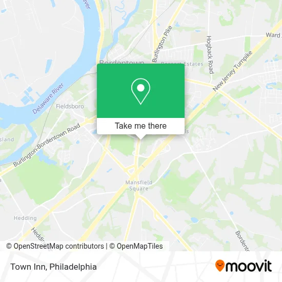 Town Inn map