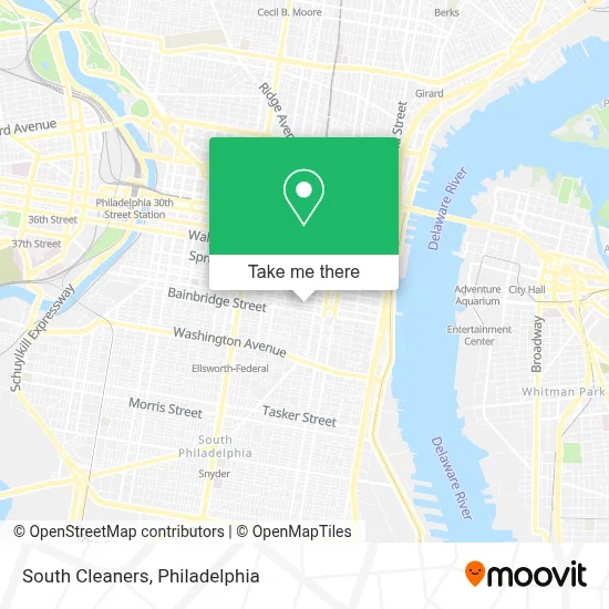 South Cleaners map