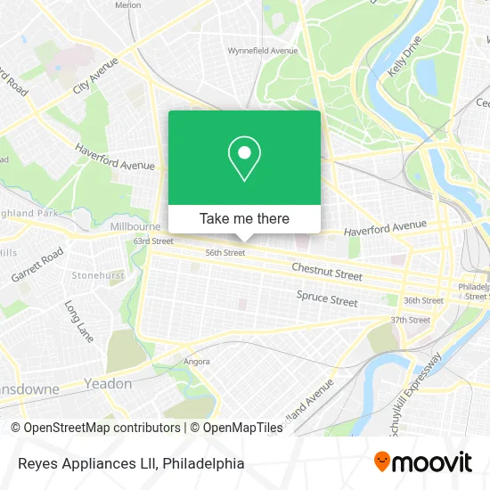 Reyes Appliances Lll map