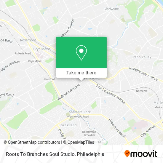 Roots To Branches Soul Studio map