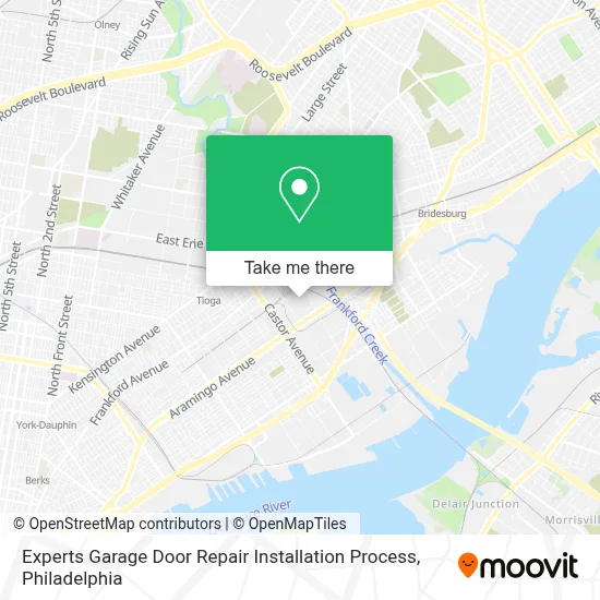 Experts Garage Door Repair Installation Process map