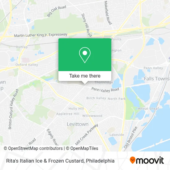 Rita's Italian Ice & Frozen Custard map