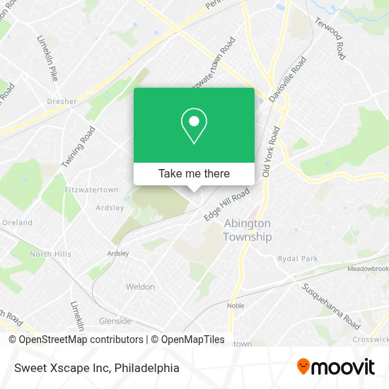 Sweet Xscape Inc map