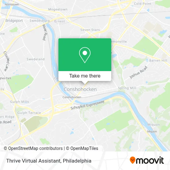 Thrive Virtual Assistant map